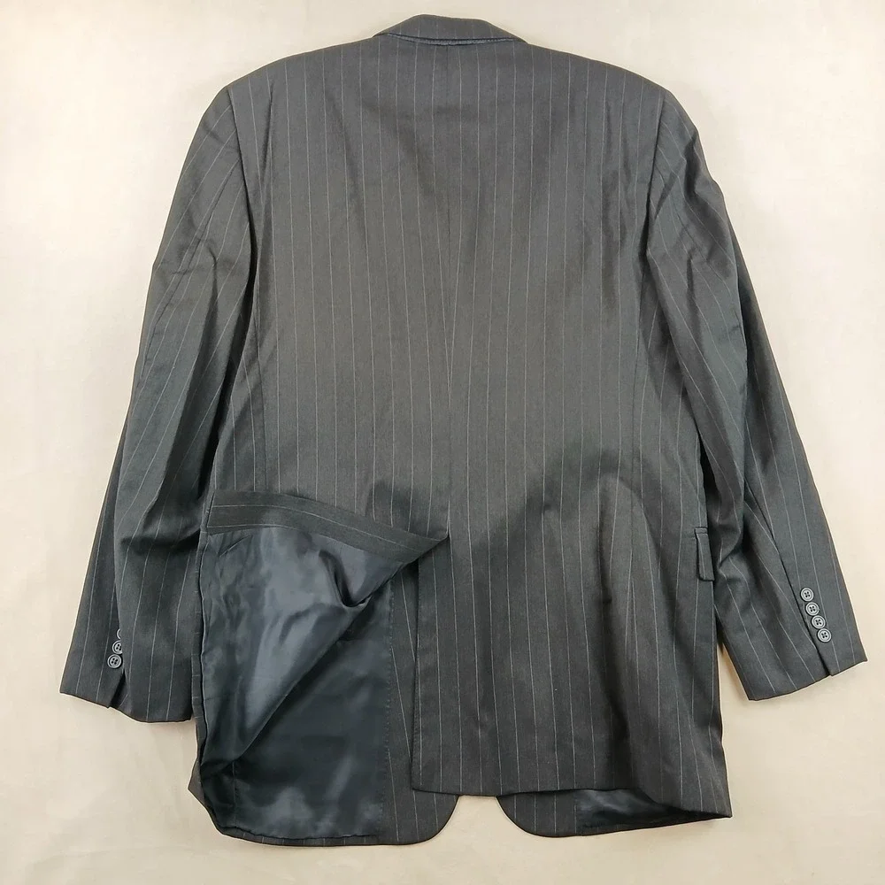 Jos A Bank 44XL Mens Sport Coat Jacket Charcoal 22x35 44 XL